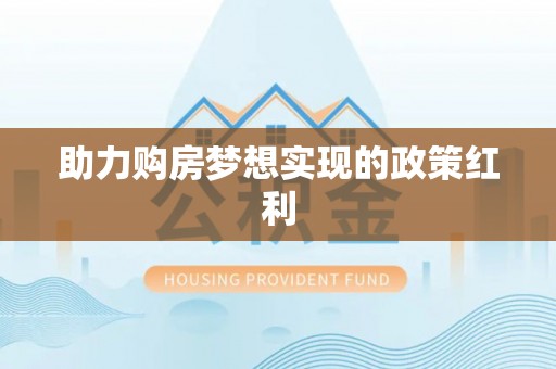 白塔助力购房梦想实现的政策红利