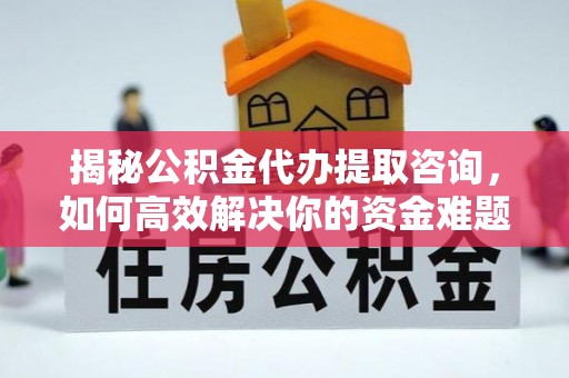 白塔揭秘公积金代办提取咨询，如何高效解决你的资金难题